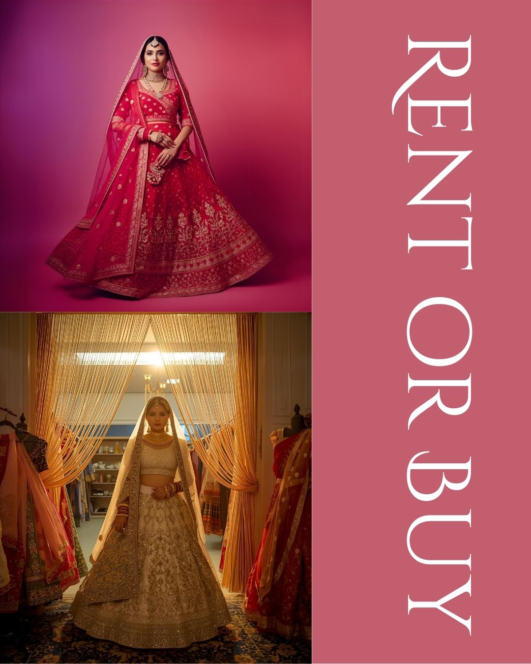 Rent Lehenga in Noida | Affordable Designer Lehengas on Rent