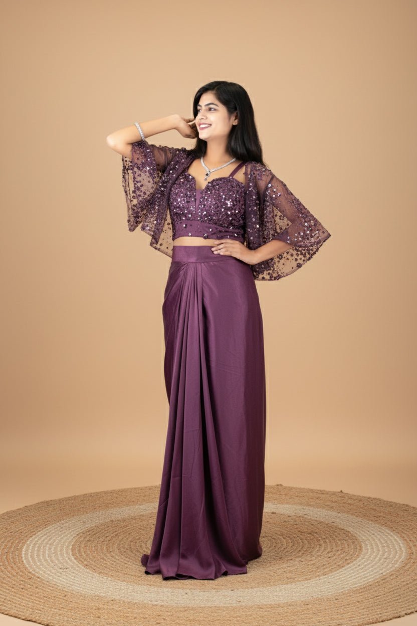 Indo Western for women, designer collection - Rosio House Noida