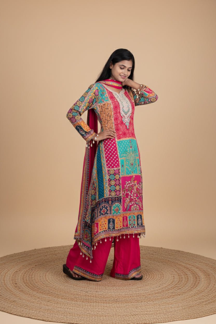Partywear suits, kaftans, sharara for women - Rosio House
