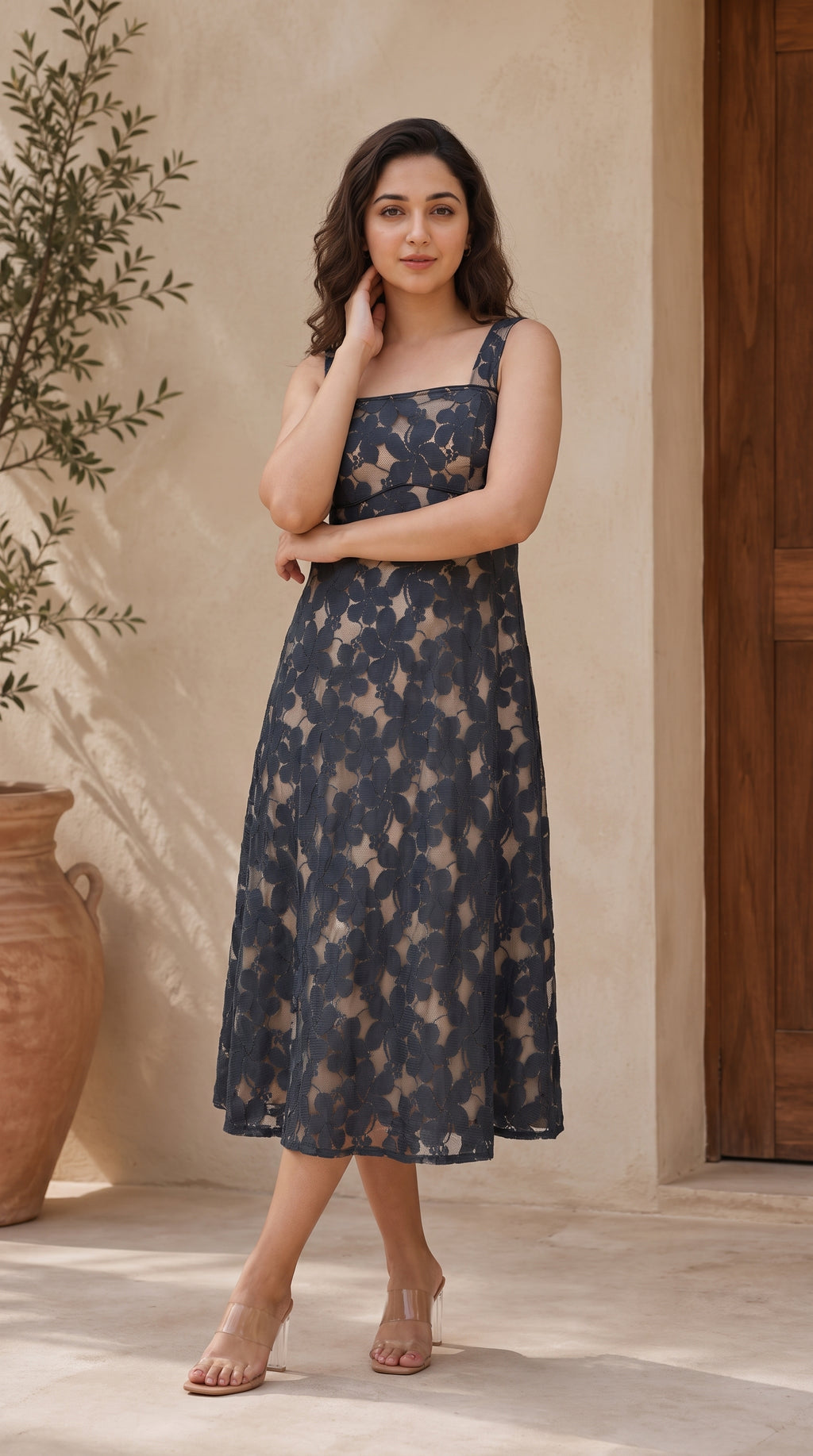 Flower Net Dress | Rosio House