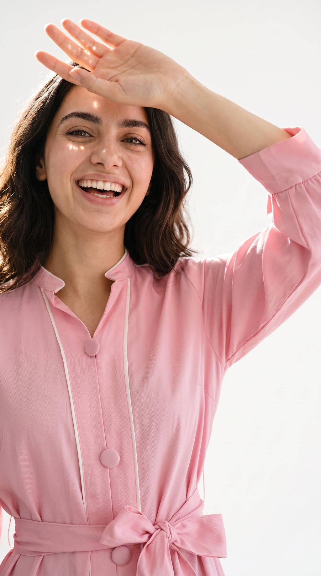 Pink midi dress | Rosio House