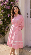 Front view of the Dress, featuring Lace by Rosio House — ideal for Brunch