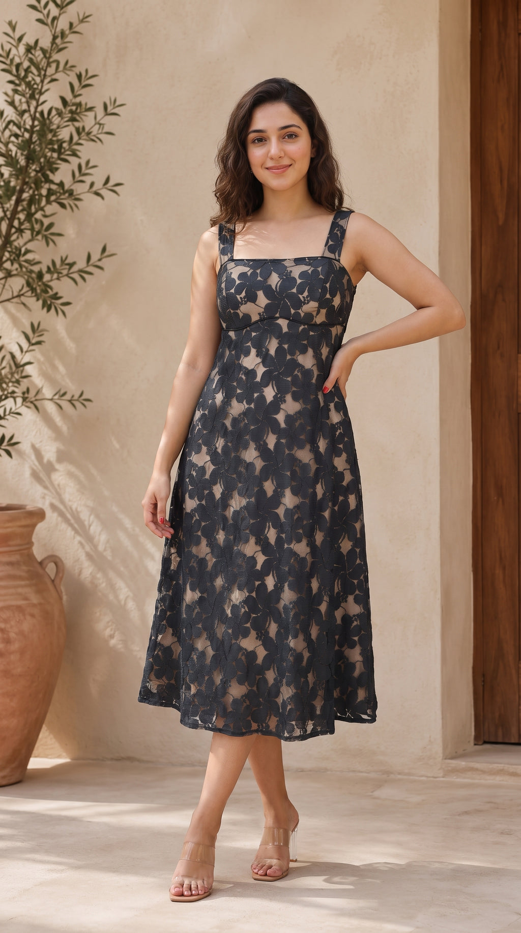 Flower Net Dress | Rosio House