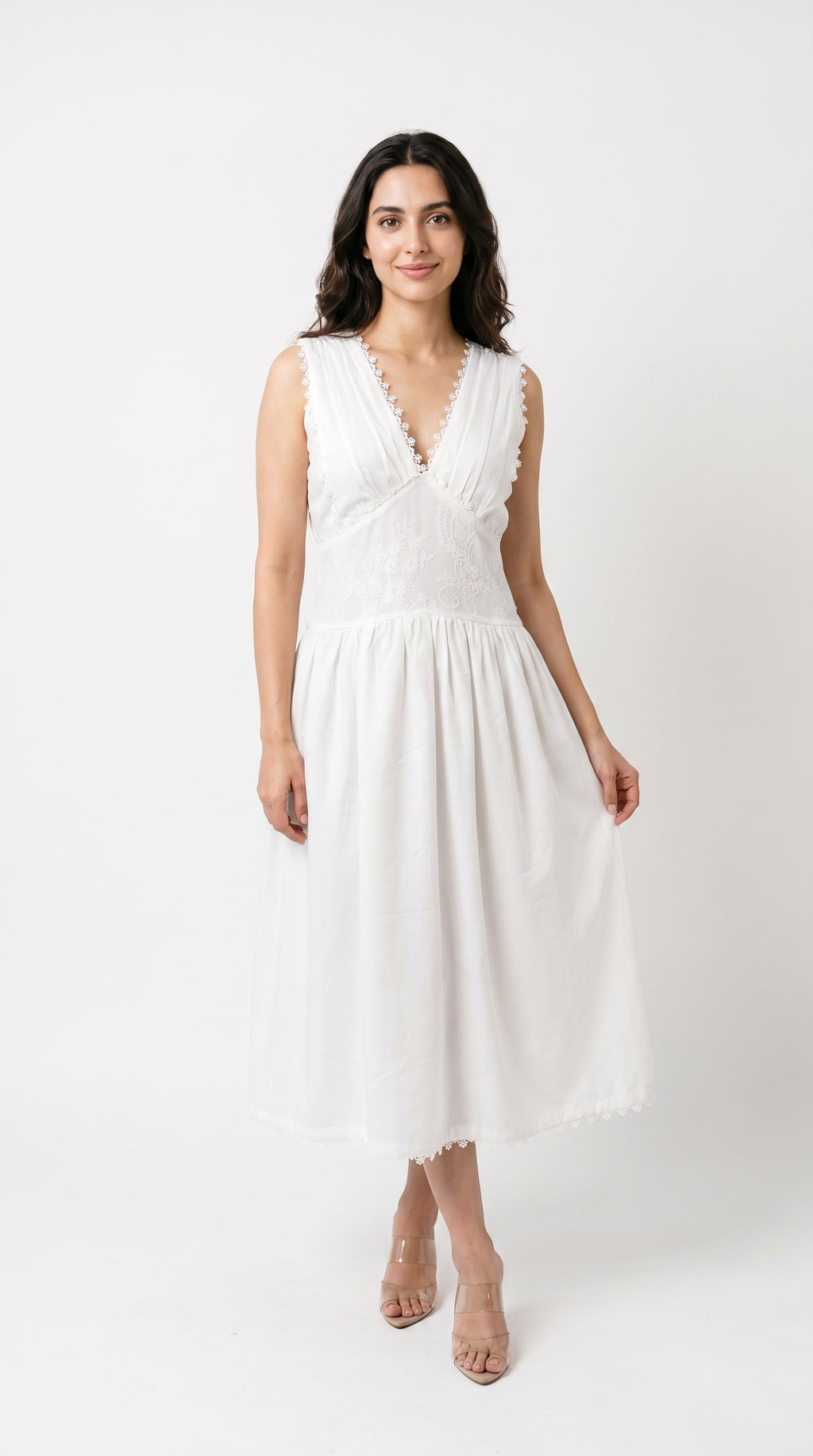 Ivory White Gown