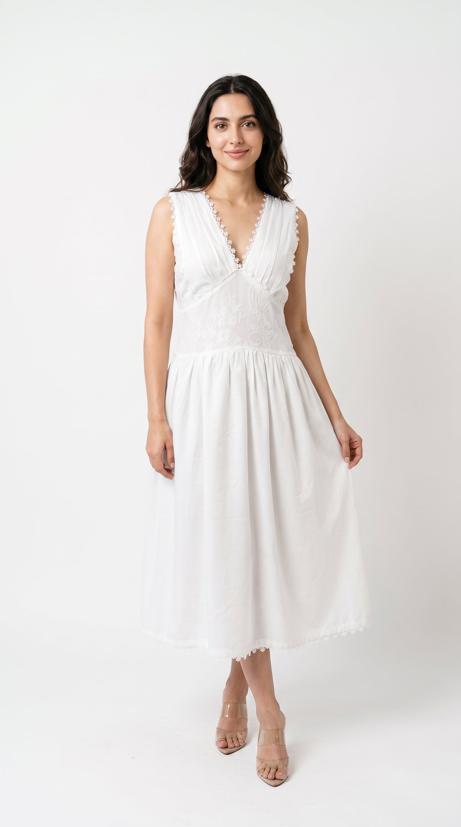 Ivory White Gown