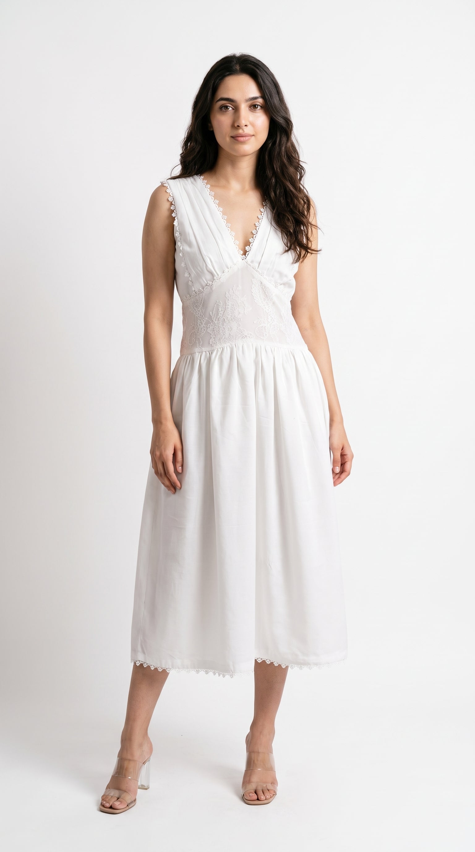 Ivory White Gown