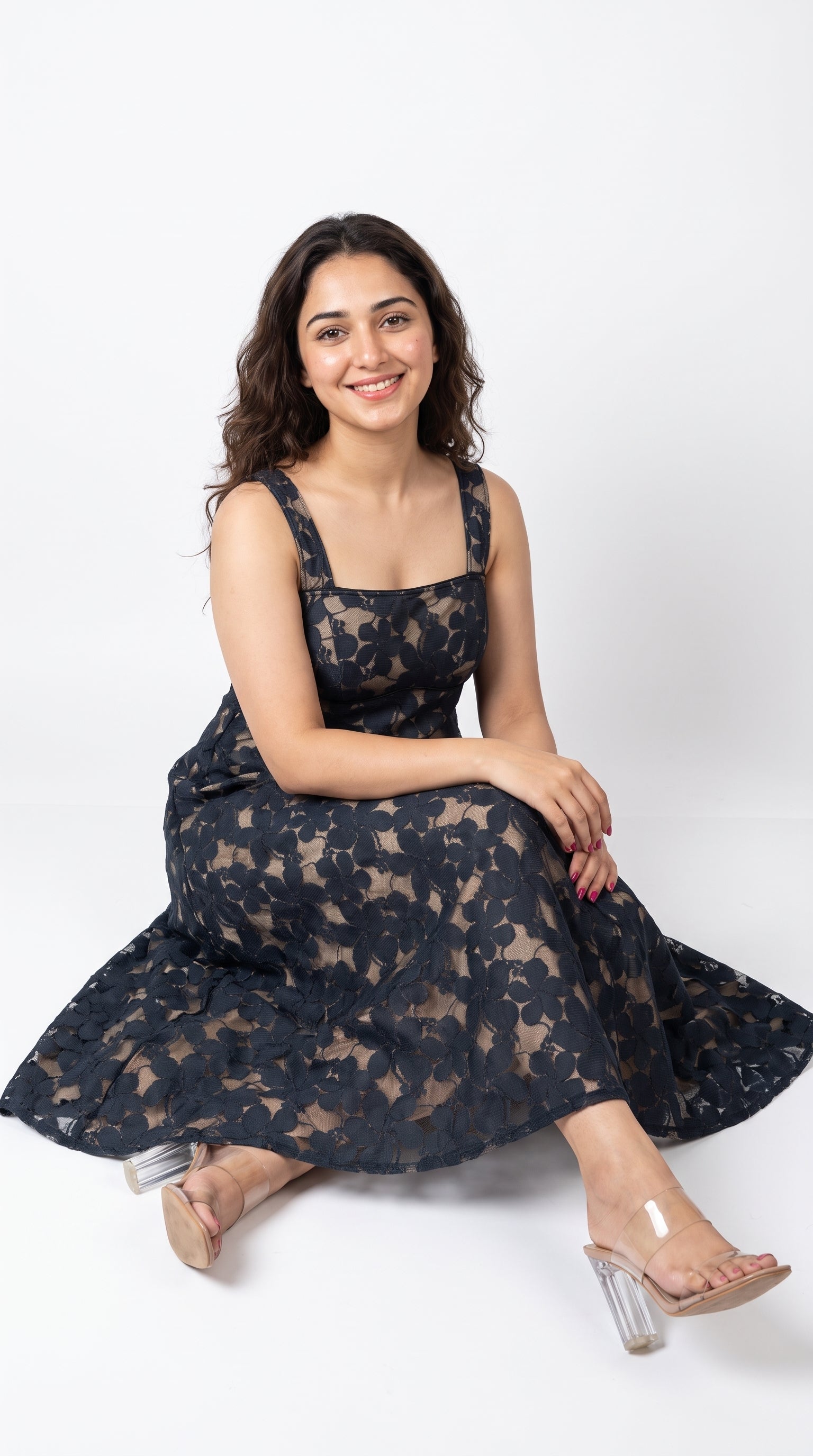 Flower Net Dress | Rosio House