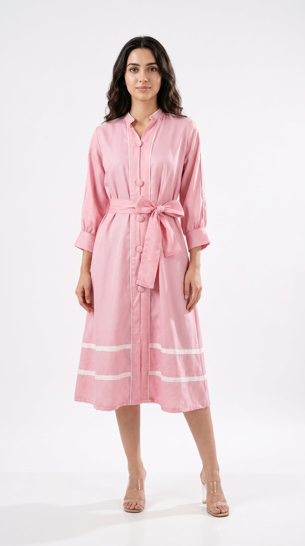 Pink midi dress | Rosio House